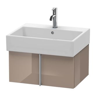 Duravit Mueble De Pared Duravit Vero Air 58,4 X 43,1 Cm, 1 Extra&iacute;ble, Para Vero Air 235060, Color (frente/cuerpo): Cappuccino Laca Alto Brillo - Va612508686