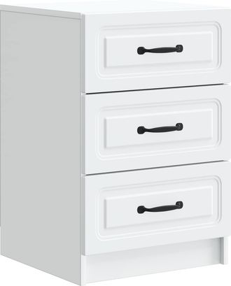 vidaXL Armario De Noche 43 X 41 X 63,5 Cm Madera De Ingenier&iacute;a Vidaxl