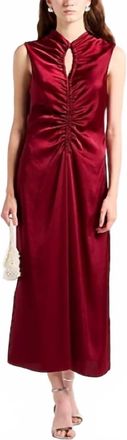 Sandro Midi Dress In Red