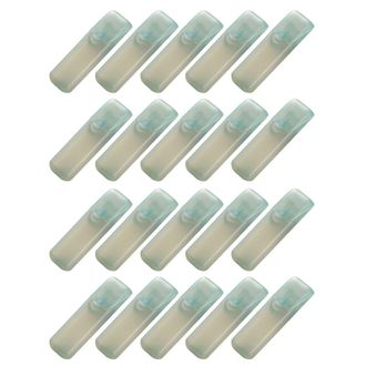 OEM Estuche Para Guardar Bastoncillos De Algod&oacute;n, 20 Unidades - Azul Transparente