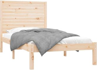 vidaXL Bed Frame without Mattress 100x200 cm Solid Wood Vidaxl