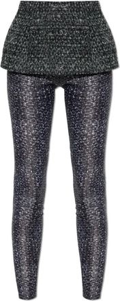 Diesel Broeken, Dames, Zwart, XS, Leggings P-Hour