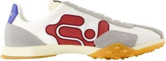 Eytys Grijze Leren Sneakers - Ronde Neus - Heren - Sneakers - Grijs - 41 EU - Leer - Schoenen