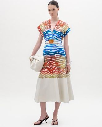 Silvia Tcherassi Sakura Dress in Coral Symphony at Nordstrom, Size X-Small