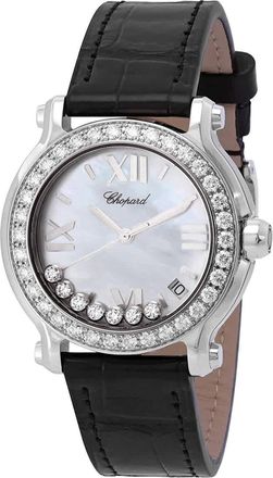 Chopard Happy Sport Quartz Diamond Ladies Watch 278475-3038