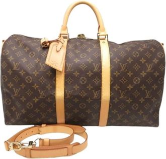 Louis Vuitton Pre-owned Weekend Bags, unisex, Brown, Size: ONE SIZE Pre-owned Boston bag