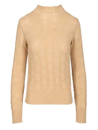 Dries Van Noten Tessy Sweater Knitwear Beige-Donna