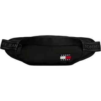 Tommy Jeans Heren, Tassen, Zwart, Maat: ONE Size Poliester