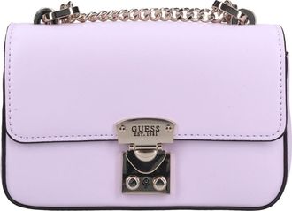 Guess Tassen, Dames, Paars, ONE Size, Leer, Eliette Mini Convertible Crossbody Bag