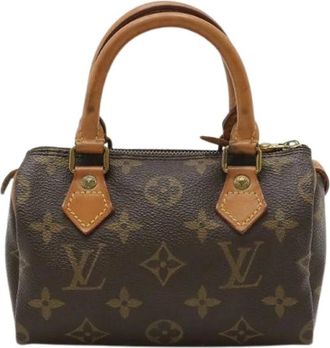 Louis Vuitton Pre-owned Mini Bags, female, Brown, Size: ONE SIZE Pre-owned Plastic louis-vuitton-bags