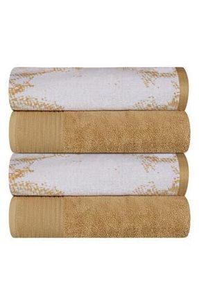 Superior Marble 10-Piece Quick-Drying Cotton Towel Set in Brown at Nordstrom Rack, Size Bath Towel