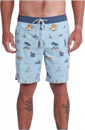 Salty Crew Mens Island Days 2 Boardies In Aqua