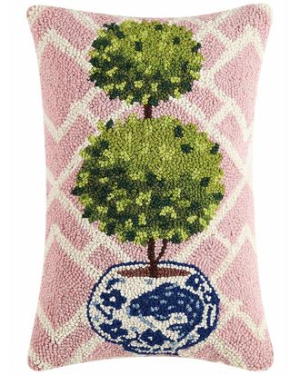Peking Handicraft Ball Topiary Hook Pillow