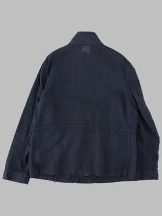 Fay Linen-Cotton Blend Jacket - Blue