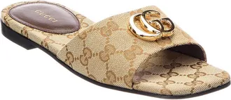 Gucci Gg Canvas Sandal