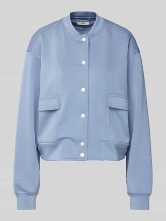 Mbym mbyM Sweatjacke mit Stehkragen Modell Danni in Rauchblau, Gr&ouml;&szlig;e XL