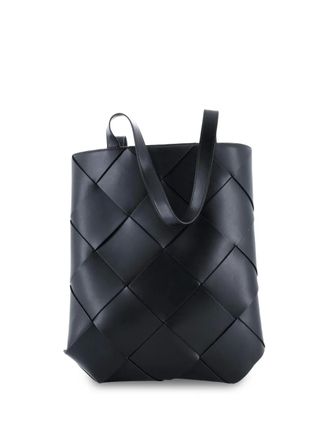Bottega Veneta Billboard Intrecciato Leather North South tote bag - Black