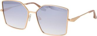Trussardi Gold Metal Womens Sunglasses