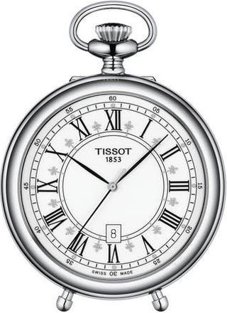 Tissot Stand Alone Pocket Watch, 49.6mm in White at Nordstrom Rack
