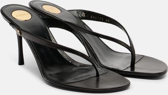 Saint Laurent Sue 75 leather thong sandals