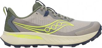 Saucony Mens Peregrine 15 Running Shoes In Ridge/olivine