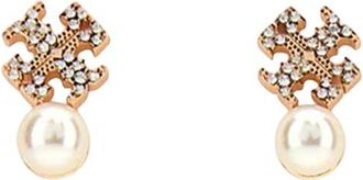 Tory Burch Golden Moondance Stud Earrings
