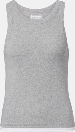 Velvet Orion ribbed-knit tank top