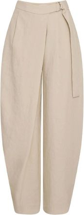 Moss Copenhagen Dames, Broeken, Beige, Maat: M Viscose