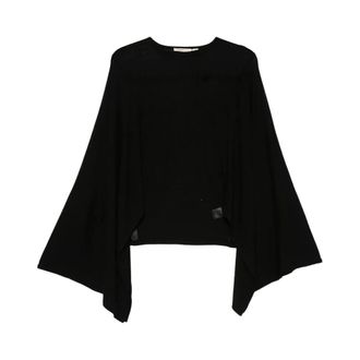 Paloma Wool Suga - Dames - Ronde hals truien - Zwart - L - Wol - Truien & Vesten