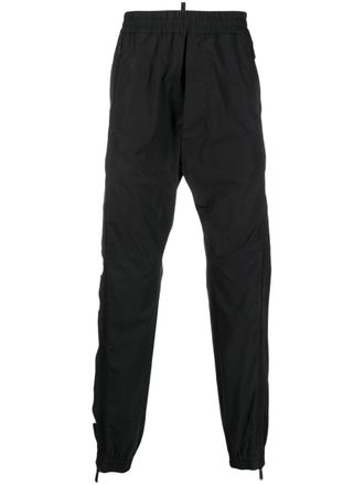 Dsquared2 logo-print track pant - men - Cotton/Spandex/Elastane - 58 - Black