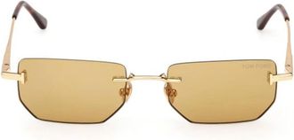 Tom Ford Sunglasses Ft1355 30 E Ethan Gold/Brown Unisex