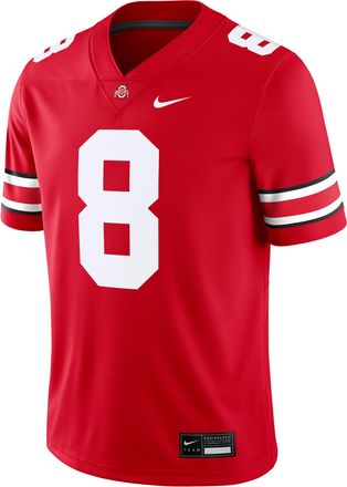 Nike Arvell Reese Ohio State Buckeyes 2026 NFL First Draft Pick Mens Nike Mens Dri-FIT College Game Jersey in Red | NC2F08AZCPX-7F4