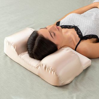 InnovaGoods Innovagoods - Almohada Cervical Antiarrugas Con Funda De Sat&eacute;n Youthlow