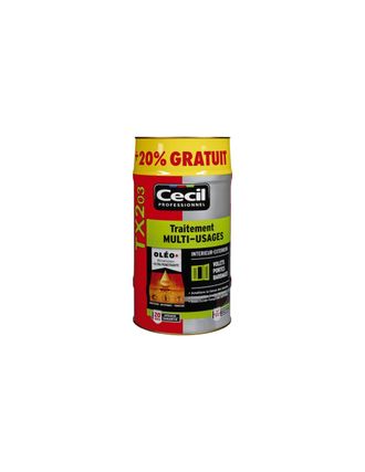 Cecil Traitement Bois V33 Tx 203 Protection Compl&egrave;te Bois Int&eacute;rieurs Et Ext&eacute;rieurs - V33