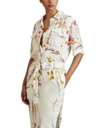 Reiss Faya Floral Print Dress