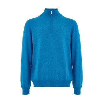Gran Sasso Turtlenecks, male, Blue, Size: 2XL Turtlenecks