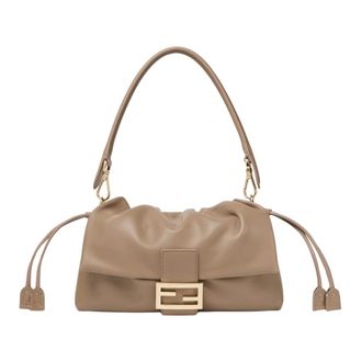 Fendi Bolso Mediano Baguette Soft - Bags - Mujer - Beige - ONE SIZE