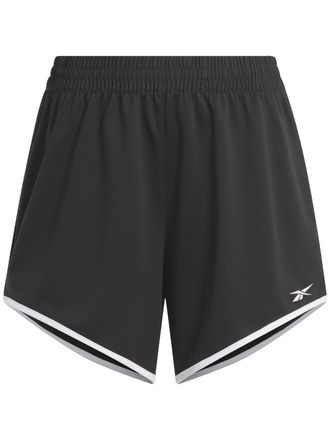 Reebok Shorts REEBOK ID TRAIN KNIT SHORT, Damen, Gr. M, N-Gr, schwarz (nghblk), Obermaterial: 100% Polyester, Hosen Shorts, sportlicher Stil, f&uuml;r vielseitige