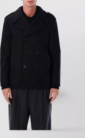Saint Laurent wool double-breasted coat
