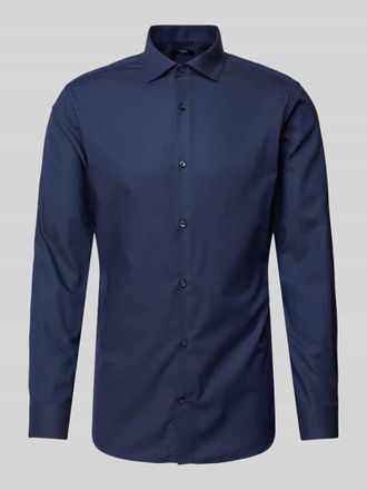 Jack & Jones Slim Fit Freizeithemd mit Kentkragen Modell PARKER in Marine, Größe XXL