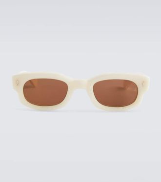 Jacques Marie Mage Whiskeyclone rectangular sunglasses