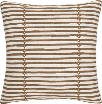 Elaine Smith Sincerity Indoor & Outdoor Woven Accent Pillow in Caramel at Nordstrom, Size 20X20