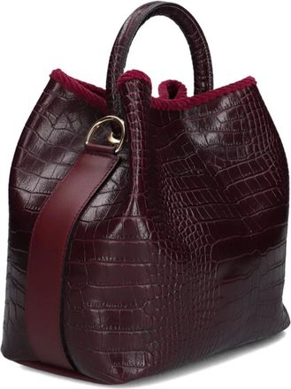 ViaMailBag Coral Cocco - Dames - Tassen - Rood - Maat: ONE Size Leer