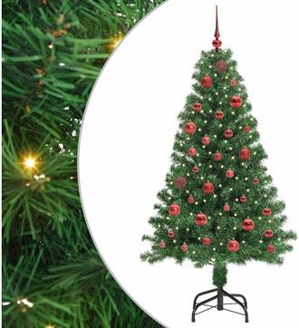 vidaXL Árbol de Navidad artificial Verde 150 cm PVC y Acero y Plástico vidaXL