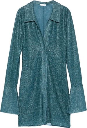 Os&eacute;ree Abito corto a maniche lunghe - Blu