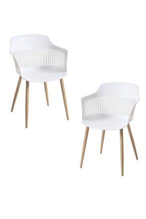Regalos Miguel Packs Sillas Comedor - Pack 2 Sillas Lisy - Blanco