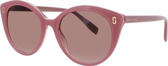 Marc Jacobs Brown Shaded Oval Ladies Sunglasses MJ 1120/S 035J/HA 53