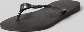 Havaianas Flip Flops mit Logo-Detail in Black, Gr&ouml;&szlig;e 35/36