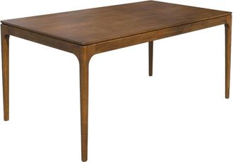 Sweeek Mesa de comedor rectangular en madera de 6 plazas, nogal