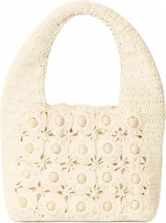 BTB Los Angeles Womens Chase Hobo Beach Bag In Ivory